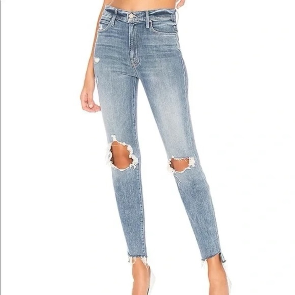 Mother Women’s Lightning Bolt Skinny Jeans